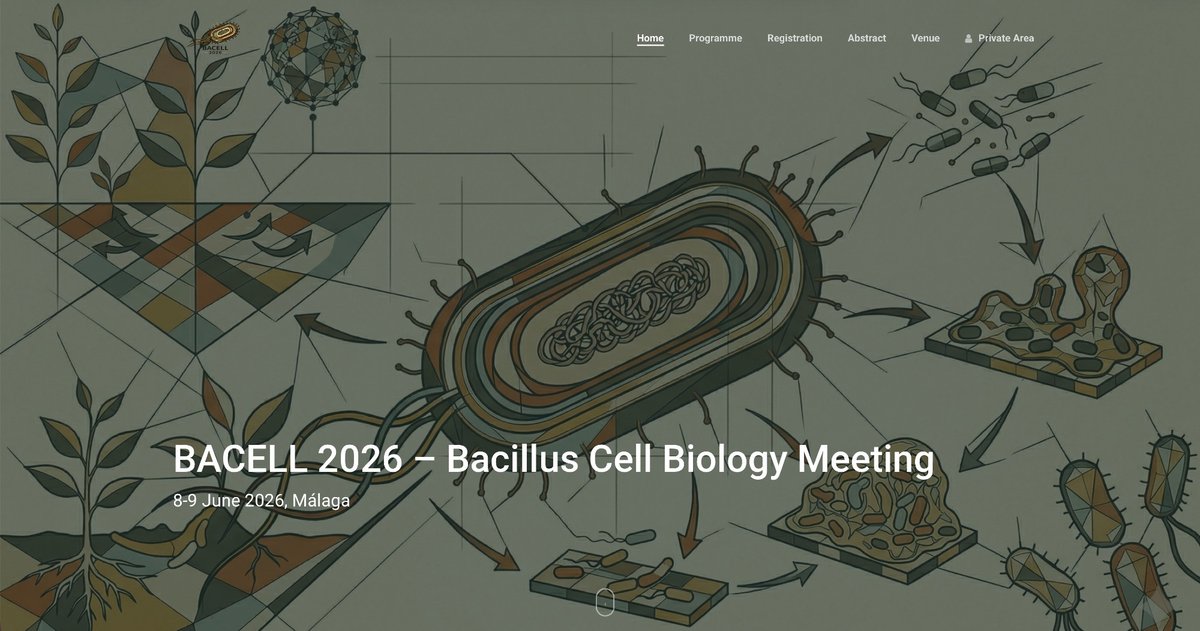 EvolvedBiofilm's tweet photo. The registration is now open for #BACELL2026 meeting on 8-9 June 2026 at University of Malaga, Spain

Register and submit abstract for oral or poster presentation: https://t.co/8gmSYfSvZ2

Deadline for abstract submission: 31 March 2026
Registration deadline: 15 May 2026 https://t.co/yDhkvQweCz