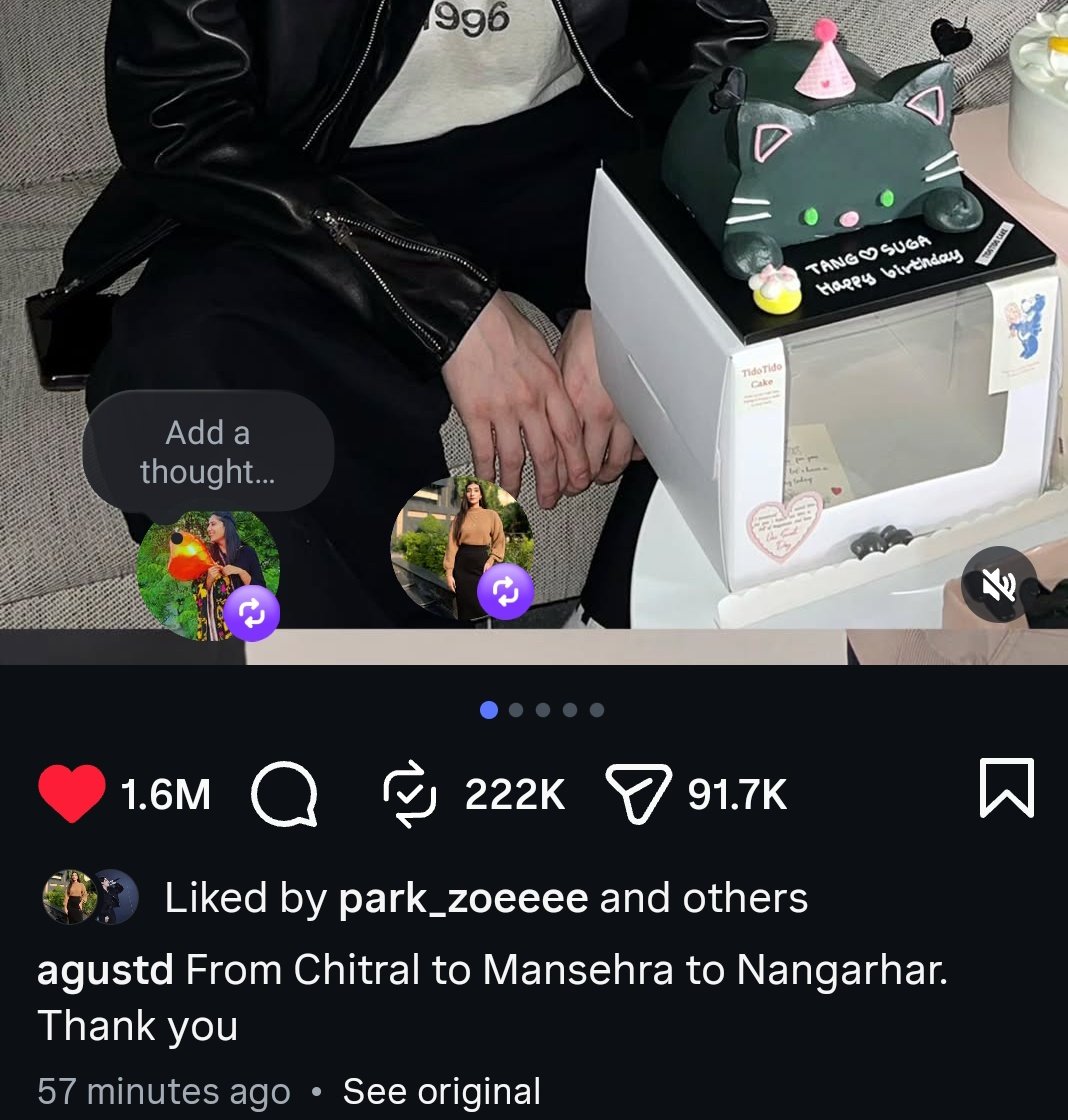 We used to joke around but it's confirmed now. Yoongi is pathan. 😭🤌🏼