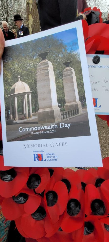 shrabanibasu_'s tweet photo. All set for the ceremony today and my keynote speech on #NoorInayatKhan #CommonwealthDay #MemorialGates
Very special. https://t.co/0tszKfDiwB