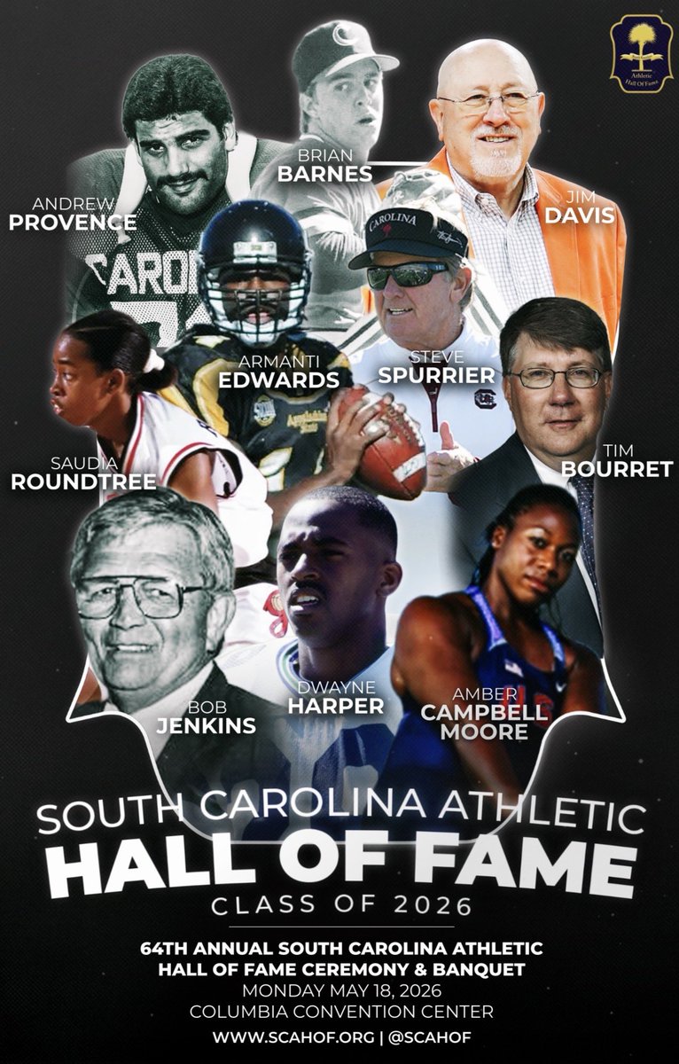 South Carolina Athletic Hall of Fame tweet media