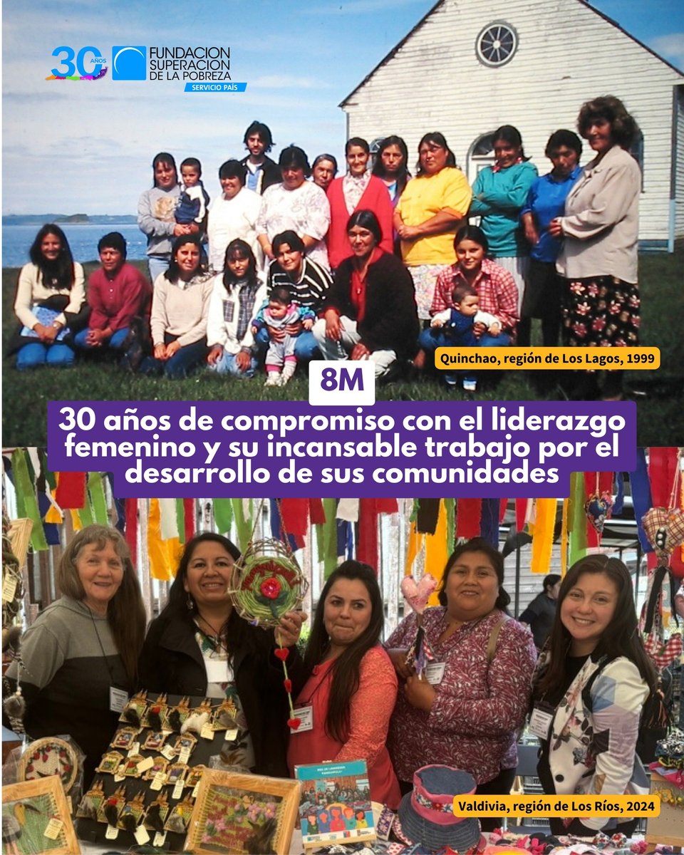 superarpobreza's tweet photo. En el Día Internacional de la Mujer, desde Fundación Superación de la Pobreza - Servicio País queremos invitarles a volver a hablar de pobreza y de las desigualdades que aún enfrentan muchas mujeres y niñas en nuestro país.

#8M https://t.co/aLofwRrmKL