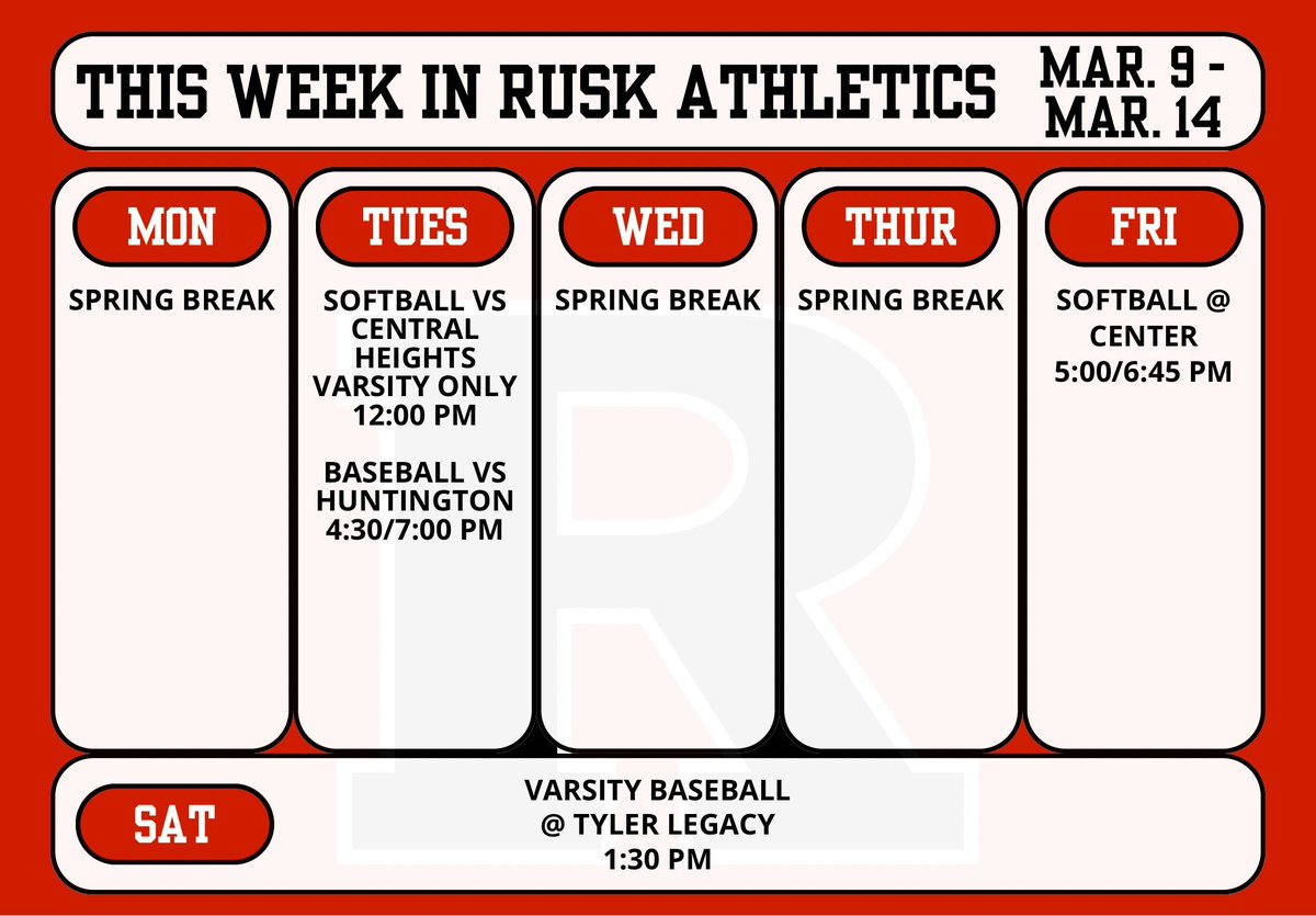 Inside rUSk Athletics this week! 

#TAKEFLIGHT