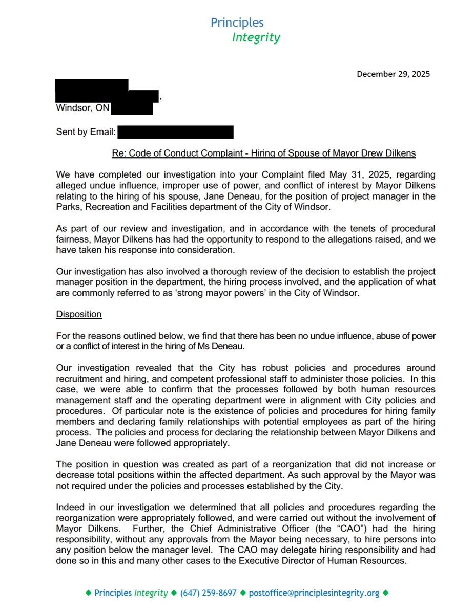 Mayor Drew Dilkens tweet media