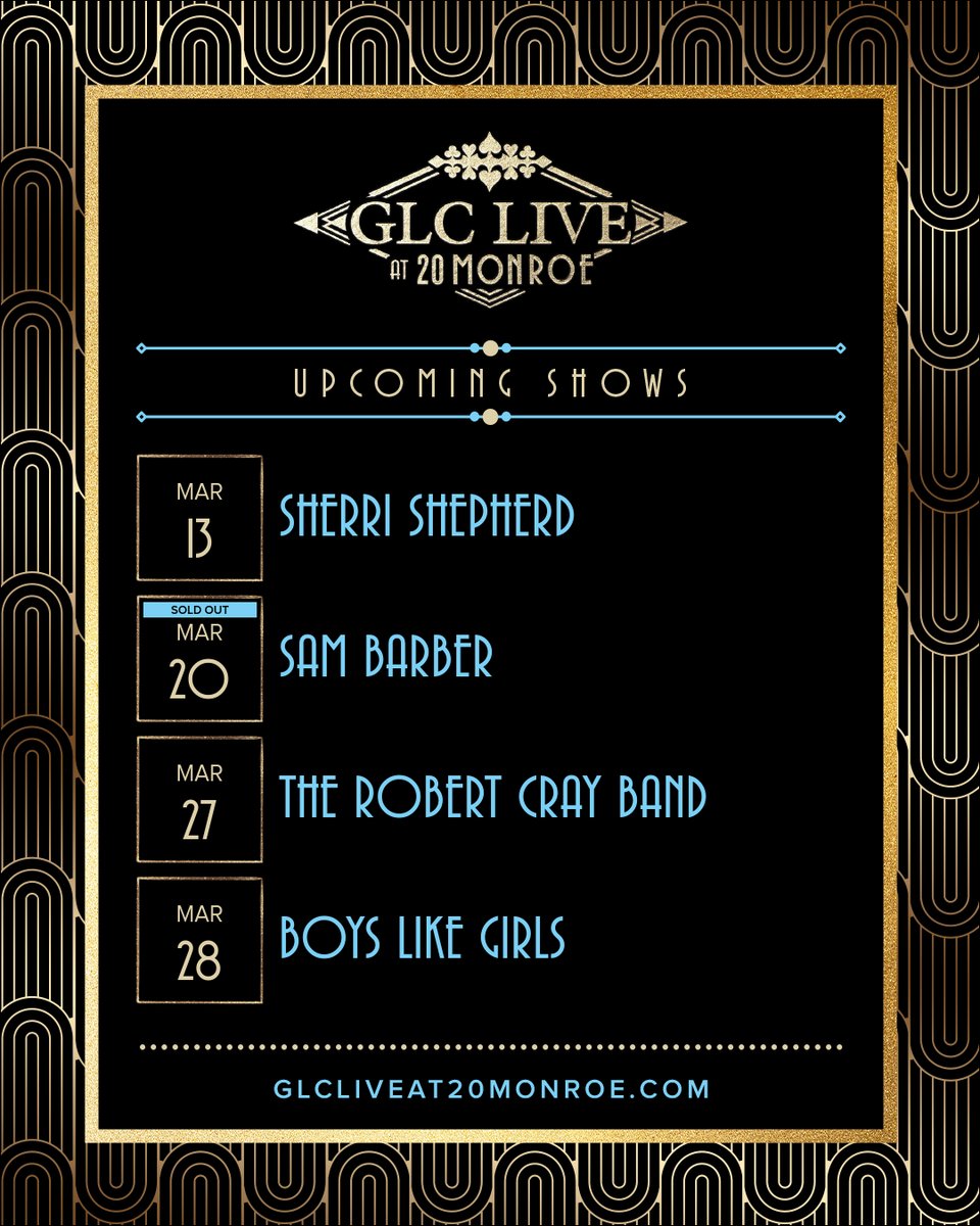 GLC Live at 20 Monroe 🎶 tweet media
