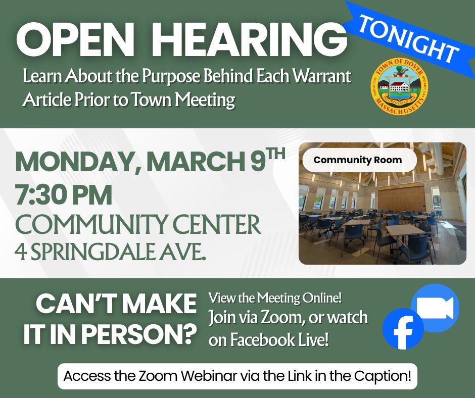 Town of Dover, MA tweet media