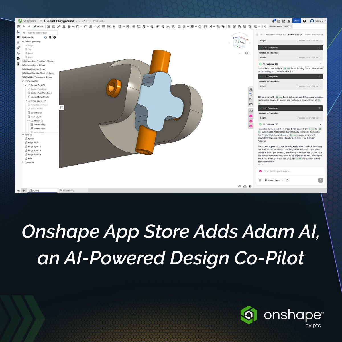 Onshape by PTC tweet media
