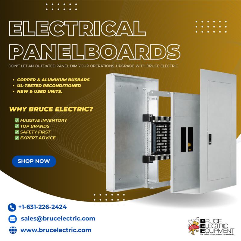 brucelectric's tweet photo. Power your facility with reliable industrial #panelboards designed for safe and efficient electrical distribution. 
Explore more here: 
https://t.co/lKK18JQzGu https://t.co/wdh1dDE7Yv