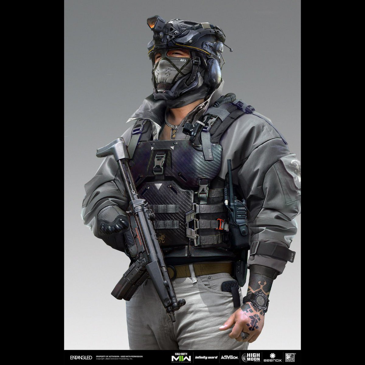 mechdestr_'s tweet photo. Horangi – Bombast ⚡️
Concept Character Art for Call of Duty MW2 by @mechdestr_ 

#conceptart #callofduty https://t.co/MxY5Q4o9Dz