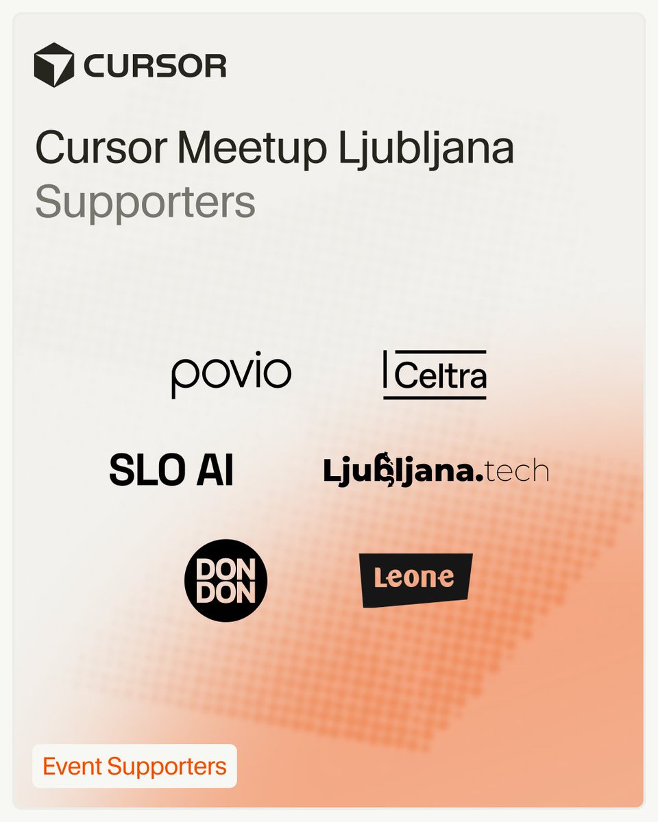 Cursor Community Slovenia tweet media