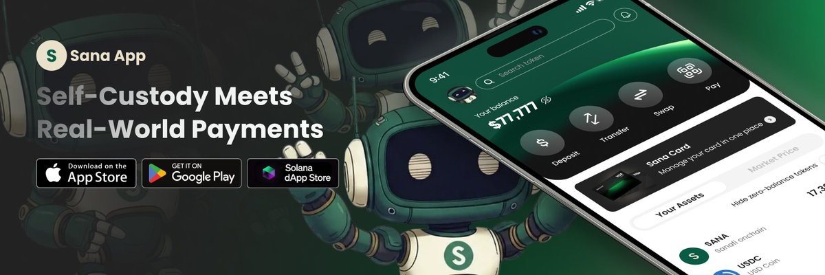 sanafionchain's tweet photo. The big week for $SANA. 😎

Self-custody meets real-world payments. https://t.co/KIJ7wzbYDg