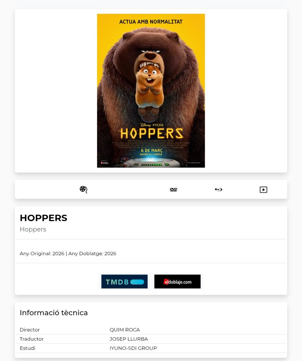Doblatge en català tweet media