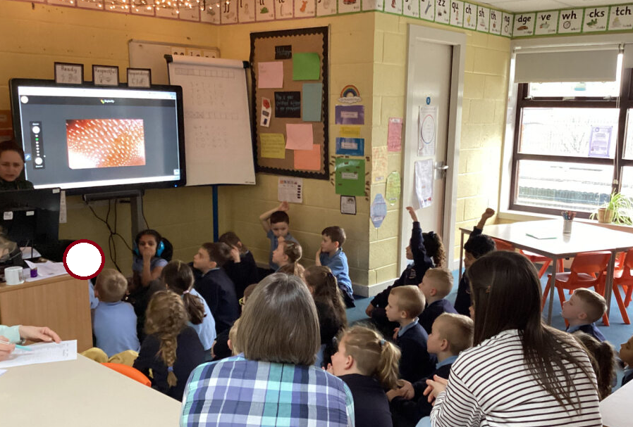 ChurwellPrimary's tweet photo. A huge 'thank you' to the students from one of our Trust schools - @UTCLeeds who have been in to each class today to help deliver some exciting Science sessions for Science Week.  Thank you so much! 🌈 https://t.co/rep3LDe1B0