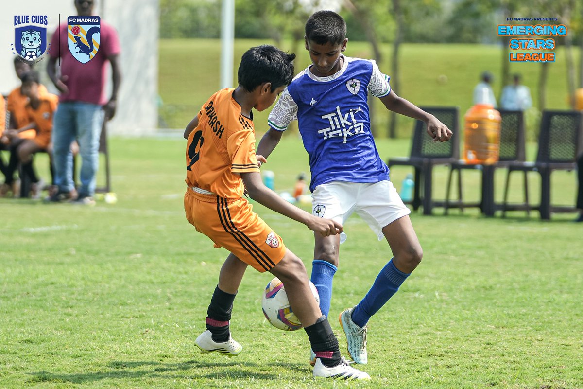 fcmadras's tweet photo. Action-packed moments from Matchweek 8 of the U12 category in the #EmergingStarsLeague. π₯
#IndianFootball #GrassrootsFootball #FCMadras #BlueCubs https://t.co/ilSgWxwULi