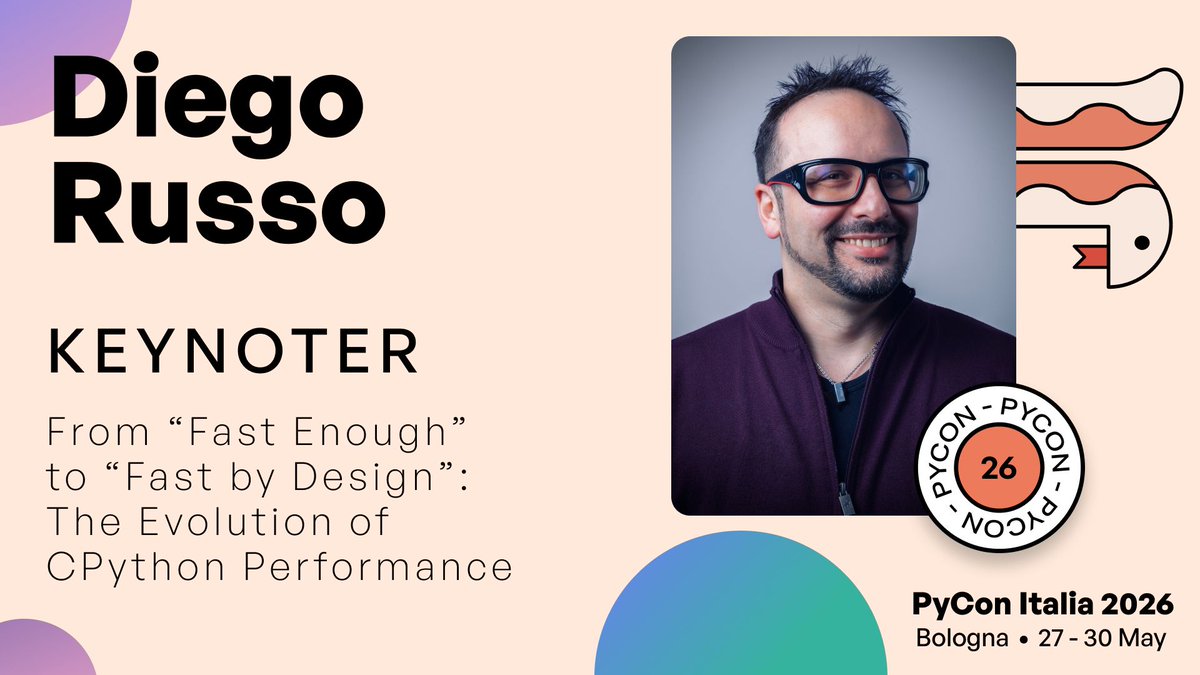 PyCon Italia tweet media