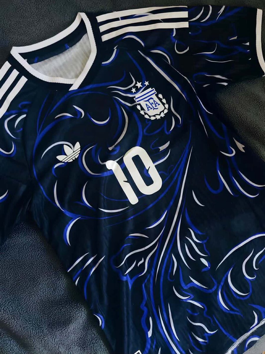 WeAreMessi's tweet photo. Argentina’s potential away jersey for the World Cup is absolutely stunning 🤩🔥🔥 https://t.co/D3Uq6f3eYT
