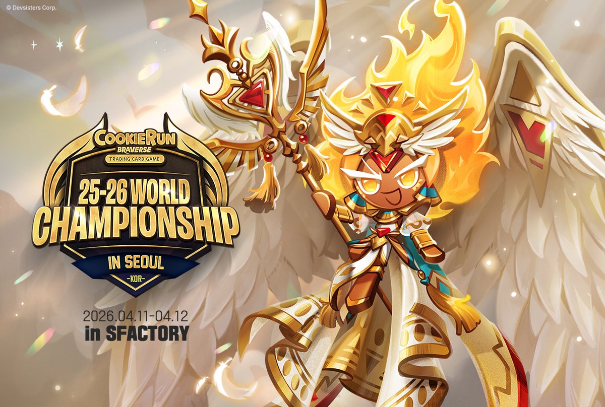 【海外限定】cookierun world champion ship 限定MD 25–26 COOKIERUN WORLD CHAMPIONSHIP <🇰🇷 in SEOUL> The pinnacle of