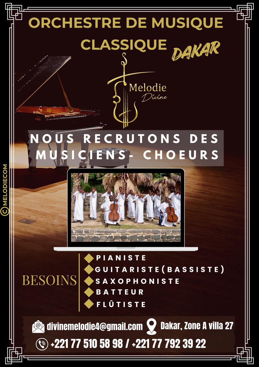 orchestremd's tweet photo. Avis de recrutement https://t.co/AfxJb0Sqdi