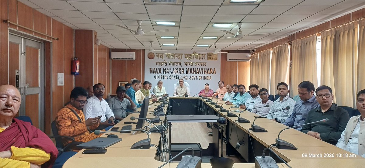 Nava Nalanda Mahavihara, Nalanda (NNM) tweet media