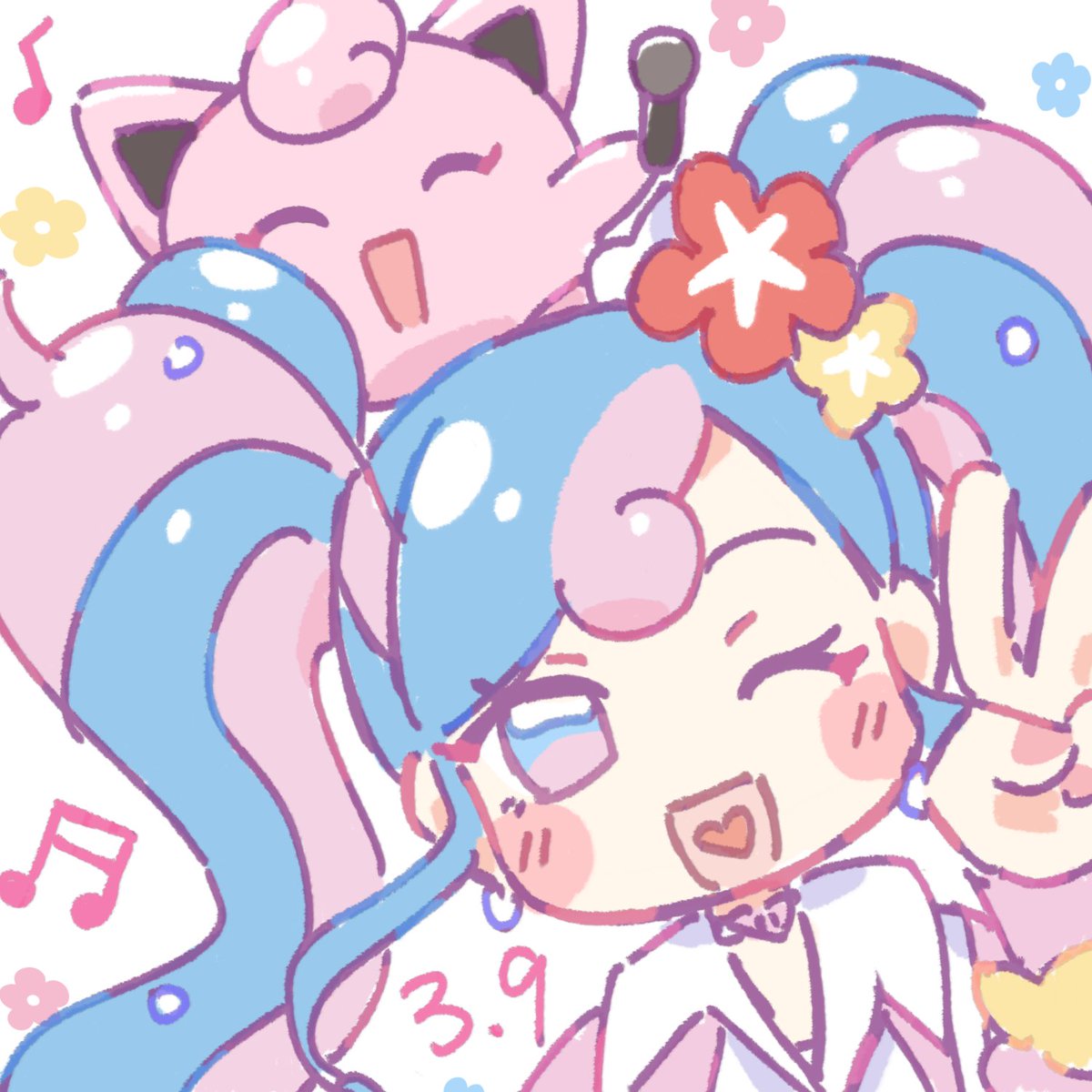 EleWolf_'s tweet photo. 39！
#ミクの日 #初音ミク #ミクの日2026 #pokemon https://t.co/pHL26zffBE