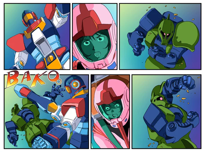 おはようございます!今日も一日頑張りましょー!
#旧ザク #ガンボーイ #八丈志麻 #MOBILESUIT 