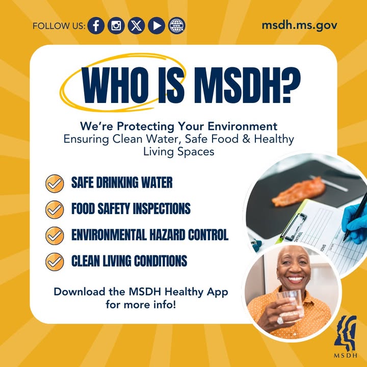 Mississippi State Department of Health tweet media