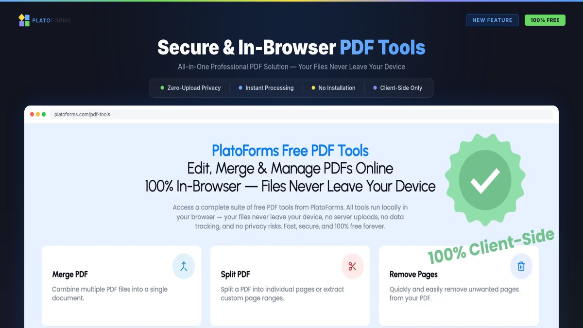 PlatoForms tweet media
