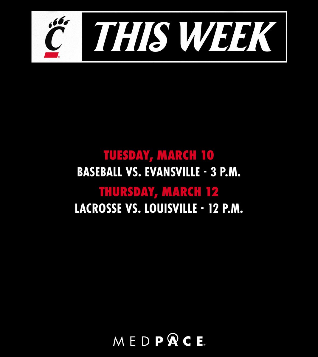 Cincinnati Bearcats tweet media