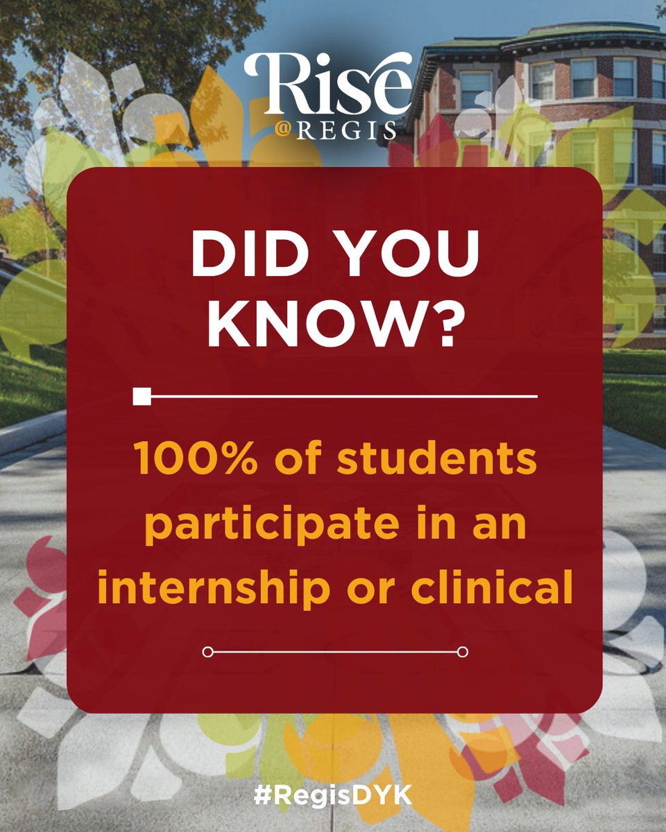 Regis College tweet media