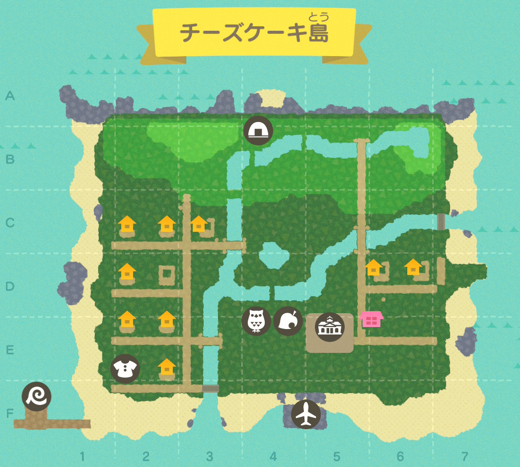 あつ森 1枚目が先月、2枚目が今。左上のオシャレ住宅街は解散、各人に広めの庭を付けた住宅街にした。切り開いた山と川を最初の地図を見ながら復元した。道路からまっすぐ坂を作りたいので、右上の縦の川をなくして、3軒は少し移動。なるべく自然の地形と釣りとムシ取りが存分にできる広さを残したい。