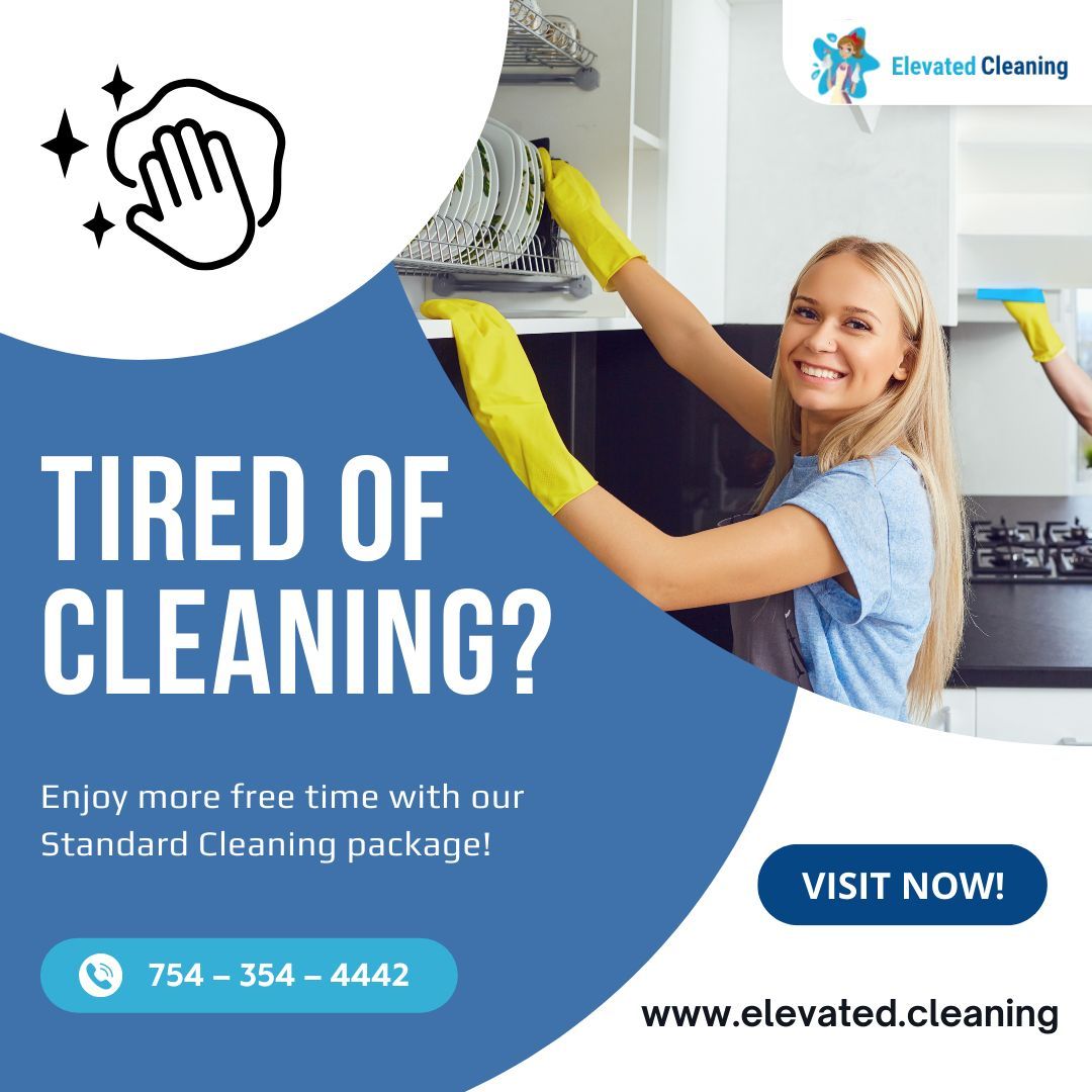 ElevatedCleanFL's tweet image. Fort Lauderdale, wake up to a clean kitchen with our overnight cleaning services. Start your day right with Elevated Cleaning. #OvernightCleaning #CleanKitchen #FortLauderdale

elevated.cleaning
754-354-4442
