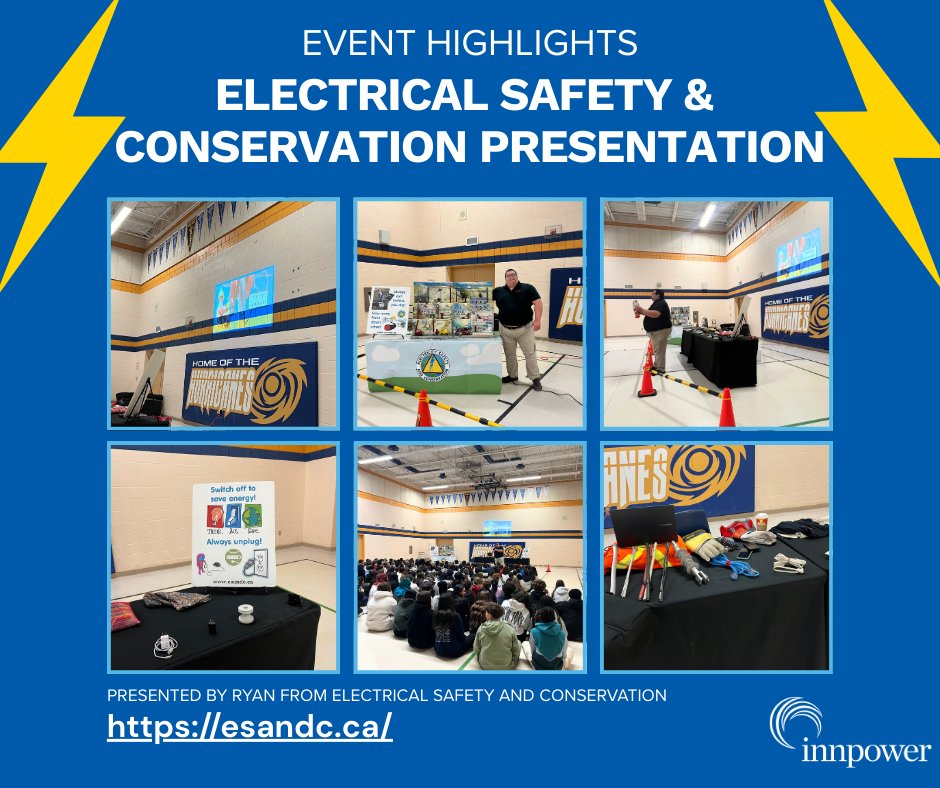 InnPower_'s tweet image. Students at Holy Cross Catholic School learned how electricity powers their homes and how to stay safe around it—during an engaging presentation last Friday. Thanks to Ryan from @ElectricitySaf1 for a great Electrical Safety &amp;amp; Conservation session!
#InnPower #ElectricalSafety