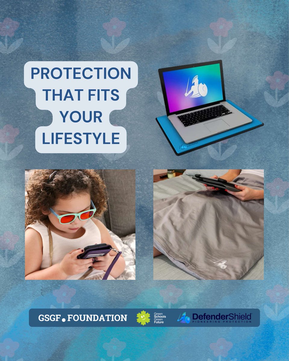 Everyday devices. Smarter protection. DefenderShield helps reduce EMF exposure so you can use your tech with more confidence.

Check this out:
 defendershield.com/GREENSCHOOLSGR…

#EMFprotection