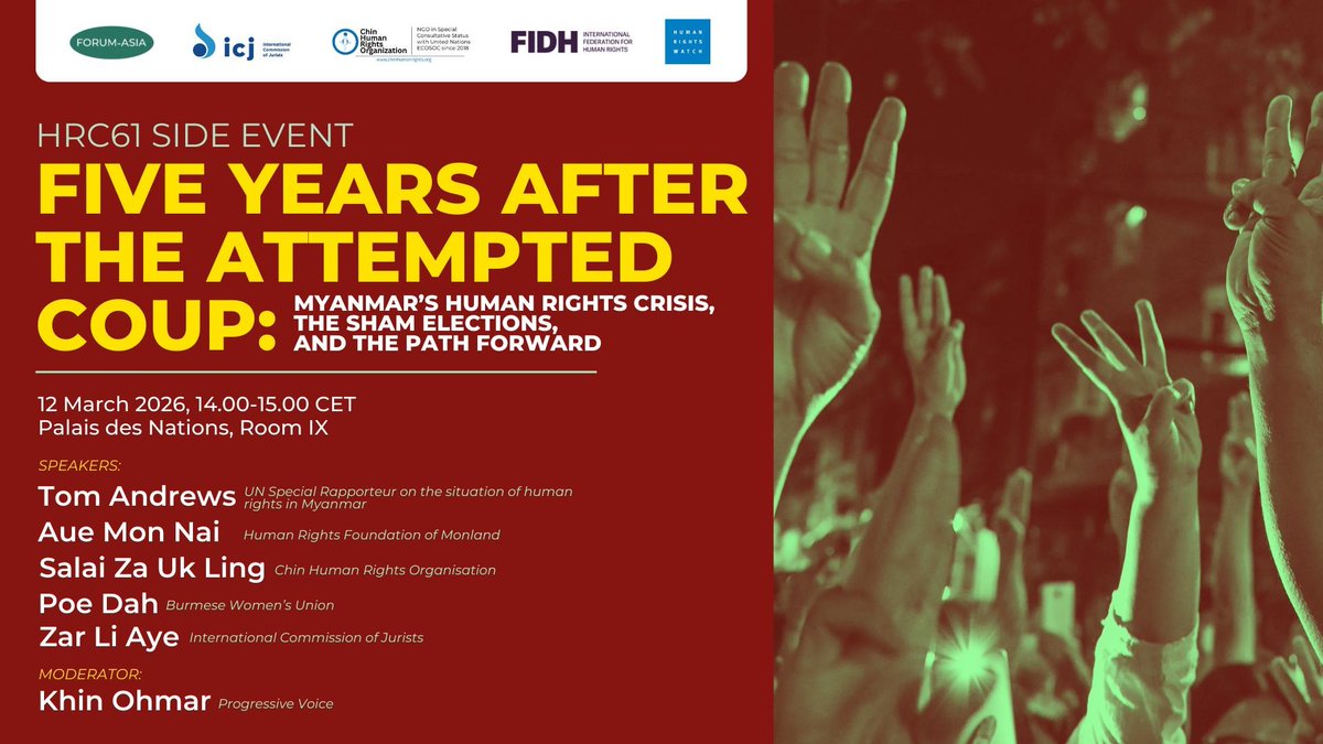 Khin Ohmar tweet media