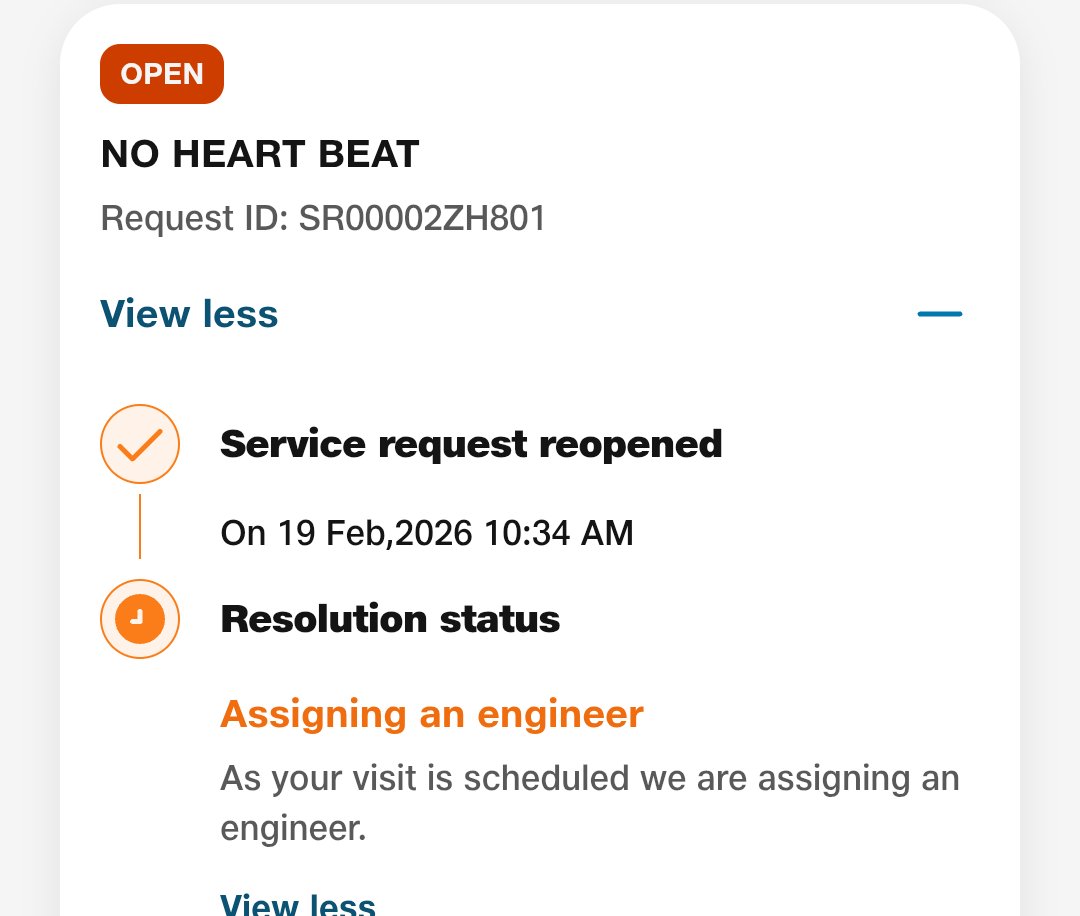 iamaajral's tweet photo. @JioCare 21+ days no resolution,will it ever be fixed..what is the alternative..? https://t.co/KsLjR6M5Vr