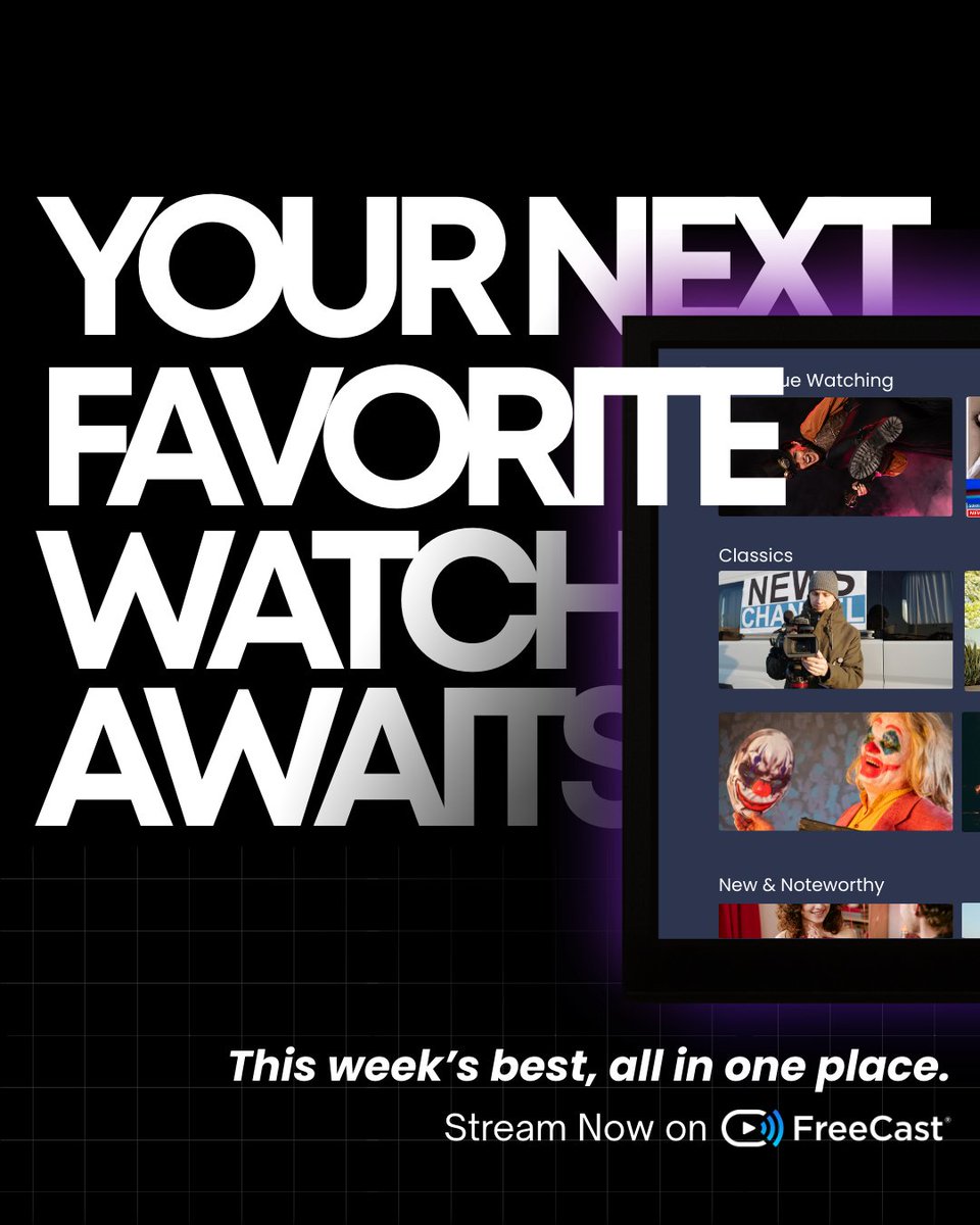 FreeCastTV's tweet image. This week’s watchlist is stacked!

From family classics to past award-winning favorites and nominee films, plus a Spring Break smackdown you won’t want to miss. 🍿

Watch this weeks watchlist 👉 freecast.com
.
.
.
#FreeCast #WeeklyWatchlist #streamsmarter  #Classics