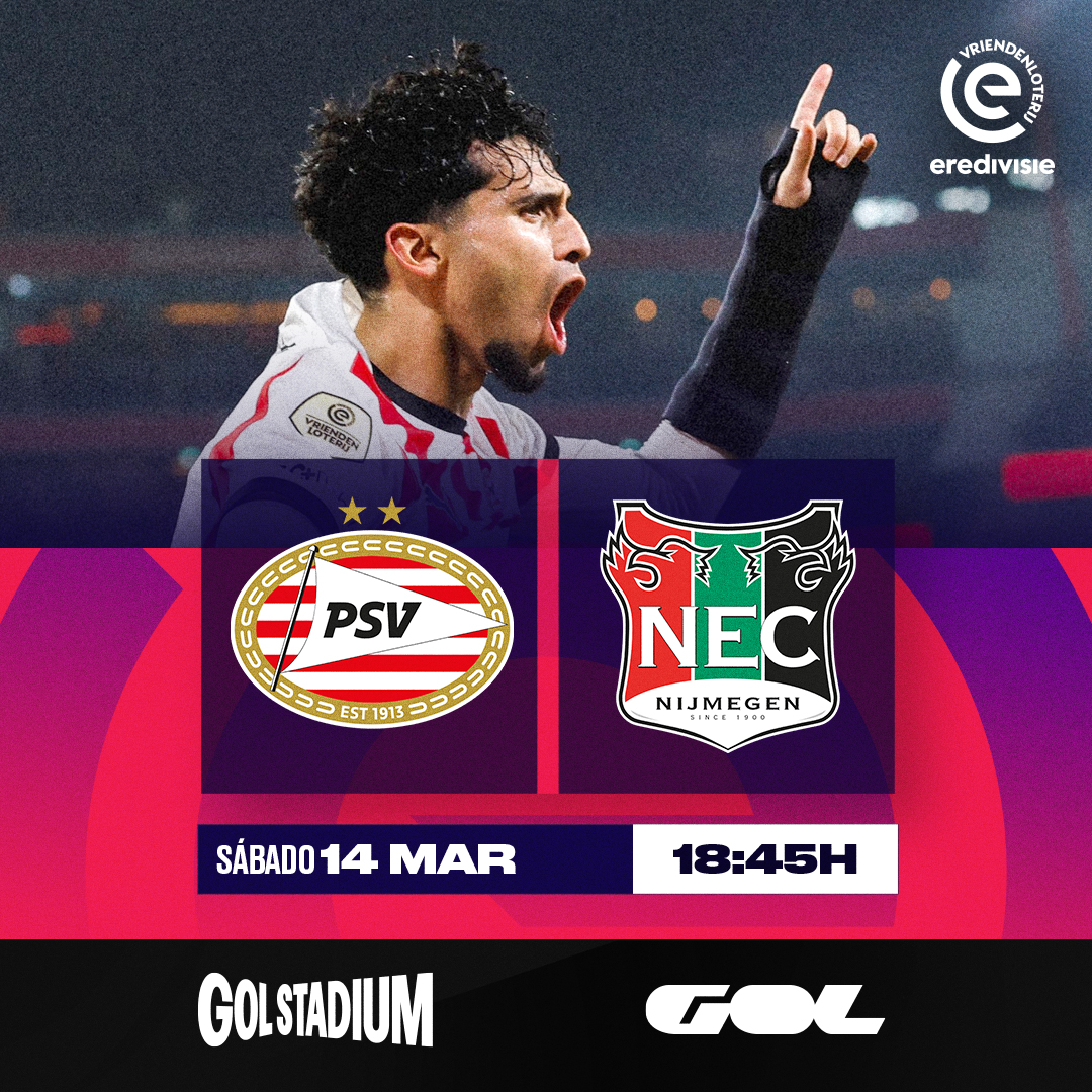 Gol_Stadium's tweet photo. 🚀 Nuevo episodio en el camino al título

⌚️ 18:45h
⚔️ @PSV 🆚 @necnijmegen 
🎙️ @arnaufort_ 

La liga neerlandesa gratis y en directo en GolStadium 👉 https://t.co/bnWL0zlnii

#NoHayPasiónPequeña https://t.co/OgyU8FaPy7