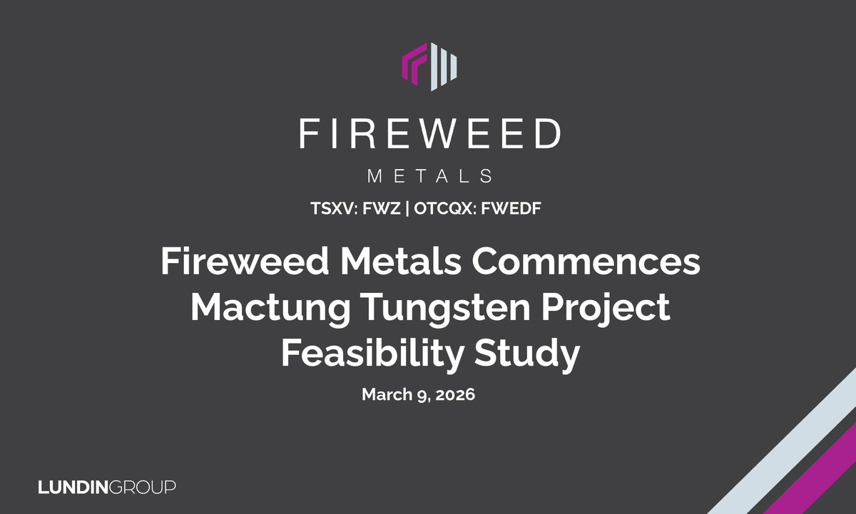 Fireweed Metals tweet media
