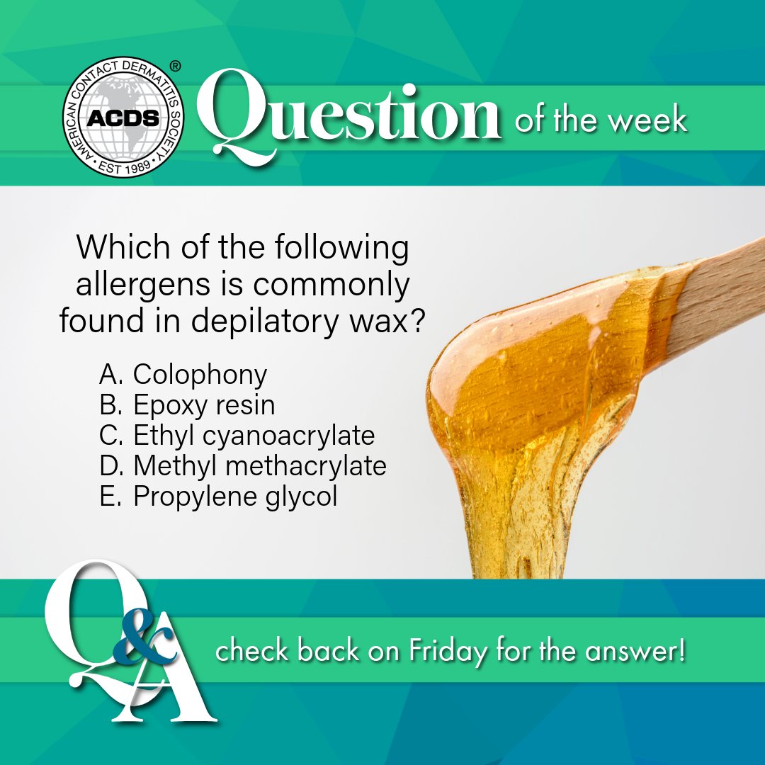 American Contact Dermatitis Society tweet media