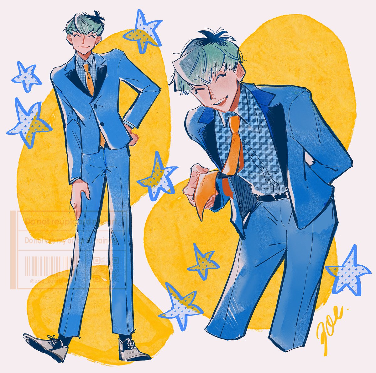 Ｉ💙青スーツ