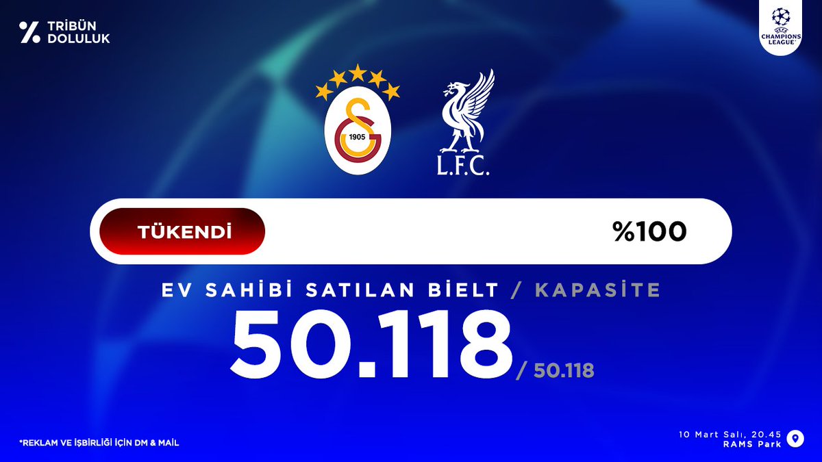 Tribün Doluluk tweet media