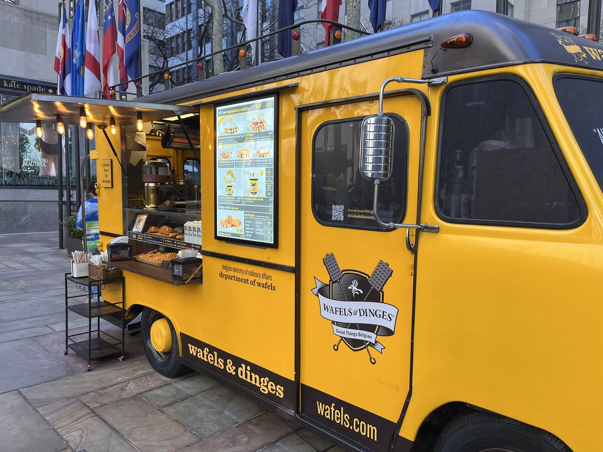 Just got an amazing waffle at Waffles and Dinges.   Wonderful! #eatlocal.