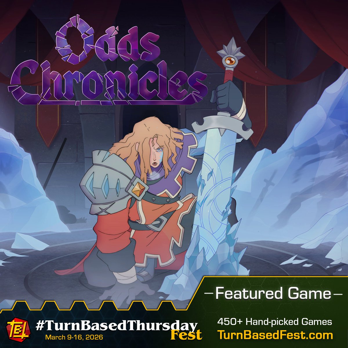 Odds Chronicles is participating in the Turn-Based Thursday Fest!

The demo works on PC (mouse &amp; gamepad) and Steam Deck (60 FPS, touchscreen &amp; gamepad).

store.steampowered.com/app/3058740/Od…

#RPG #indiegames #RPG #PCGaming #OddsChronicles #TurnBasedThursdayFest