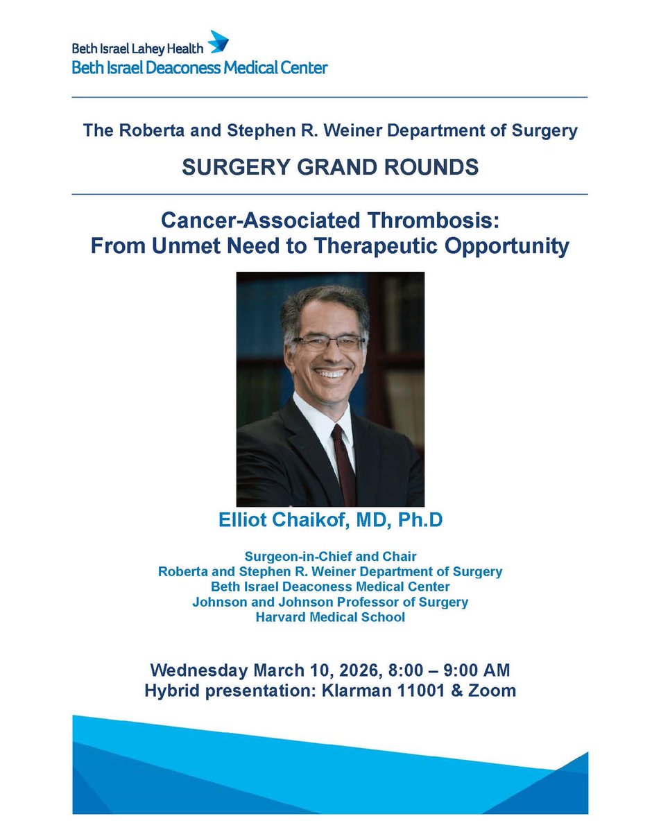 BIDMC Department of Surgery tweet media