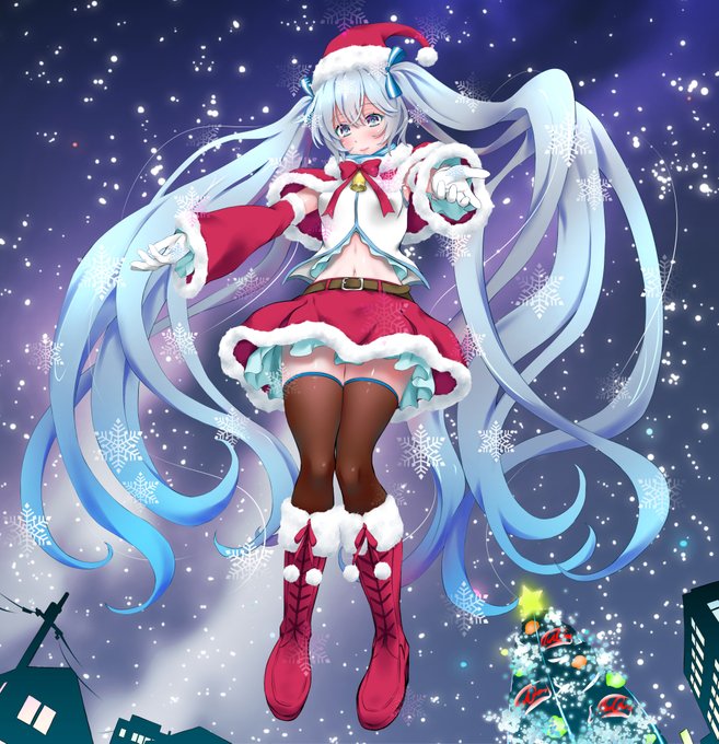 そうかミクの日か。最近描いた雪ミクさんなど