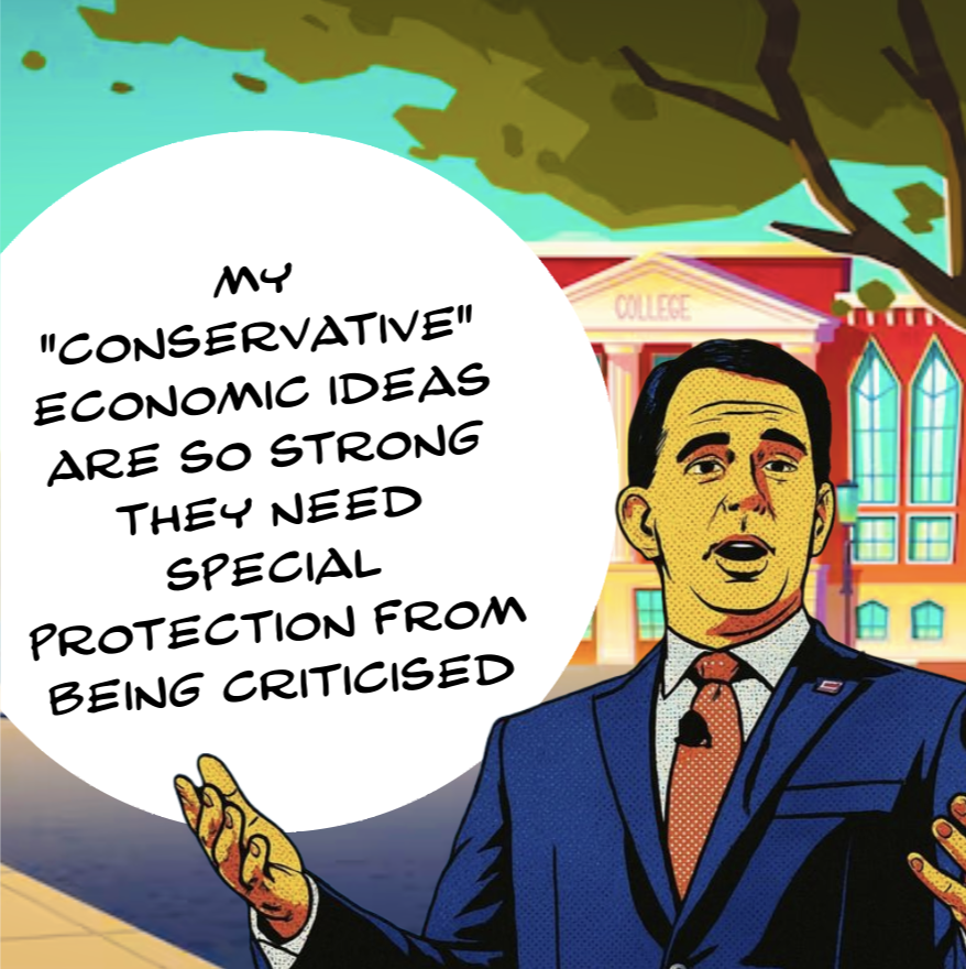 jnorcr's tweet photo. Scott Walker vs. The Marketplace of Ideas
-------
#BadIdeas #Neoliberalism https://t.co/XGsYhPVFbb