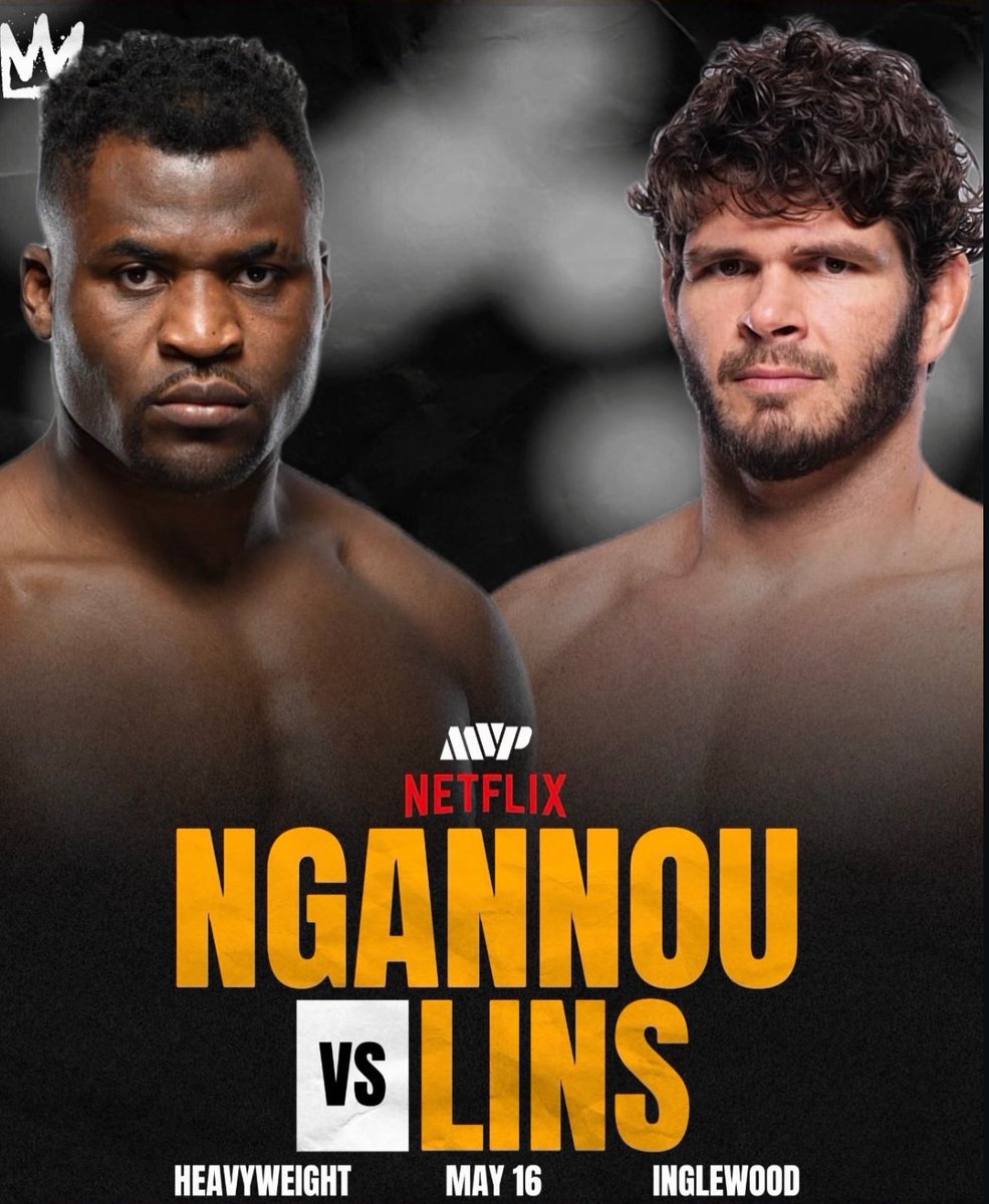 Francis Ngannou (18-3) est de retour en MMA et affrontera Philipe Lins (18-5) le 16 mai prochain en sous-carte du combat Ronda Rousey vs Gina Carano.