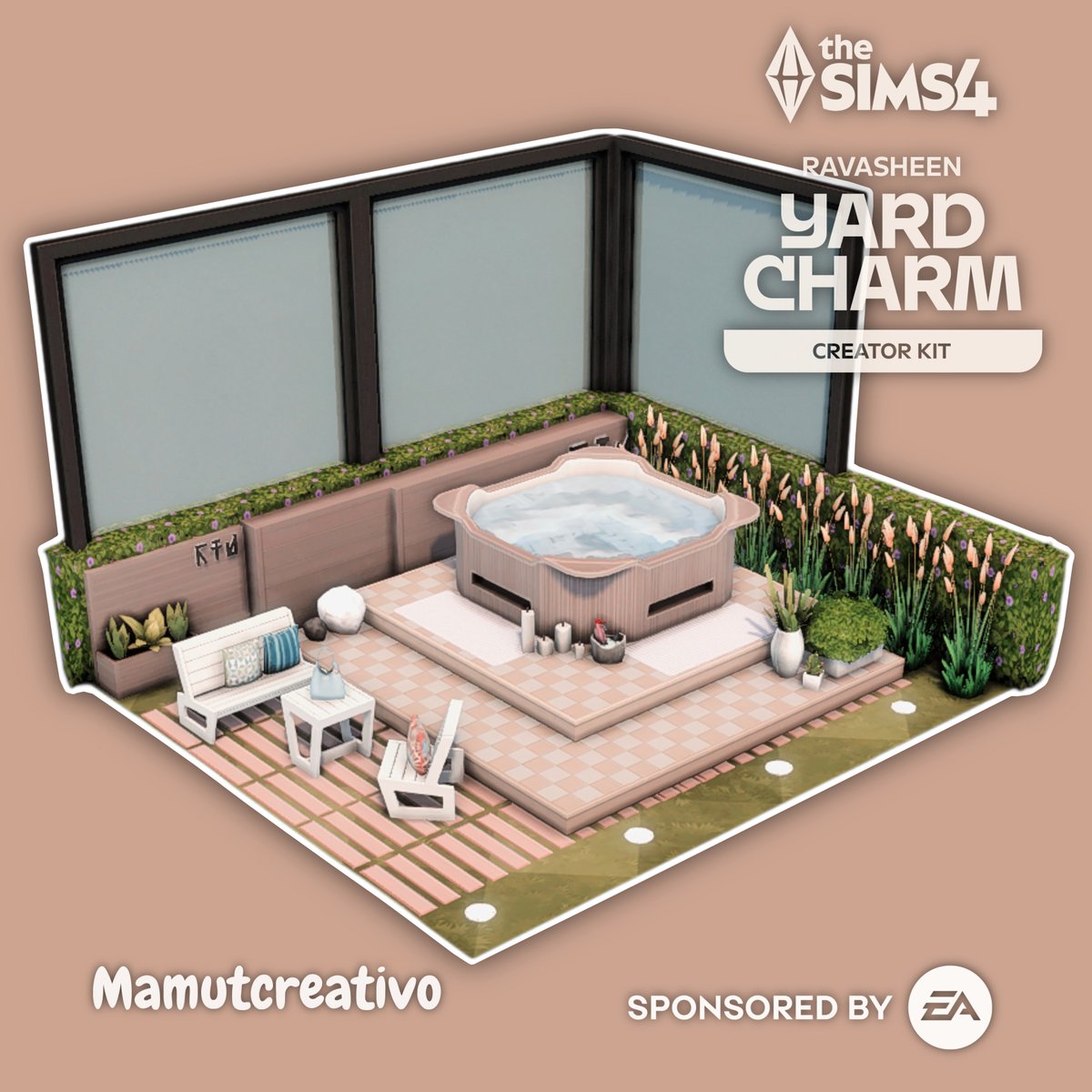 Mamut_creativo's tweet photo. #YardCharm kit by @RAVASHEENCC

Gallery ID Mamutcreativo #SimsPartner

Thanks to @EA_Espana @EA 
#EACreatorNetwork for providing me this game code
@thesims @LosSimsES #TheSims #TheSims4 https://t.co/qELmEG1qSc