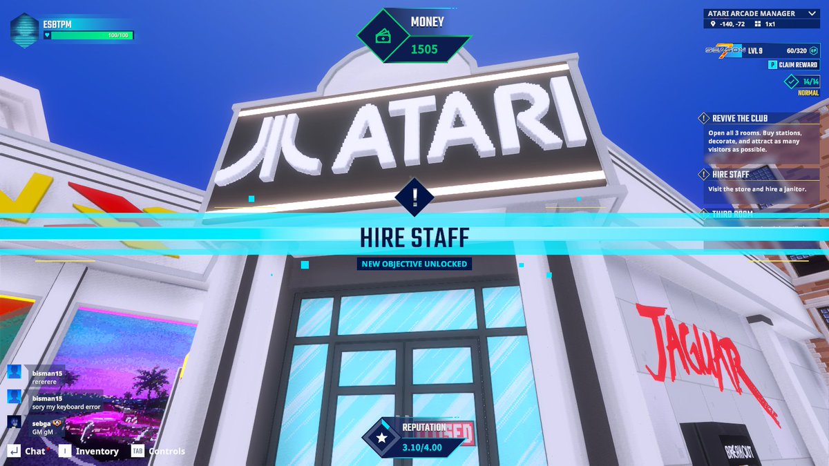 ID check passed—made it into the Atari club in The Sandbox Season 7. <a href="/TheSandboxGame/">The Sandbox</a>  tsbga.me/TheSandbox #Season7