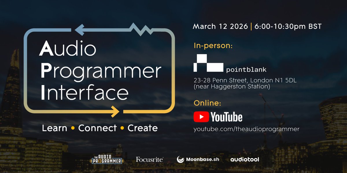 The Audio Programmer tweet media