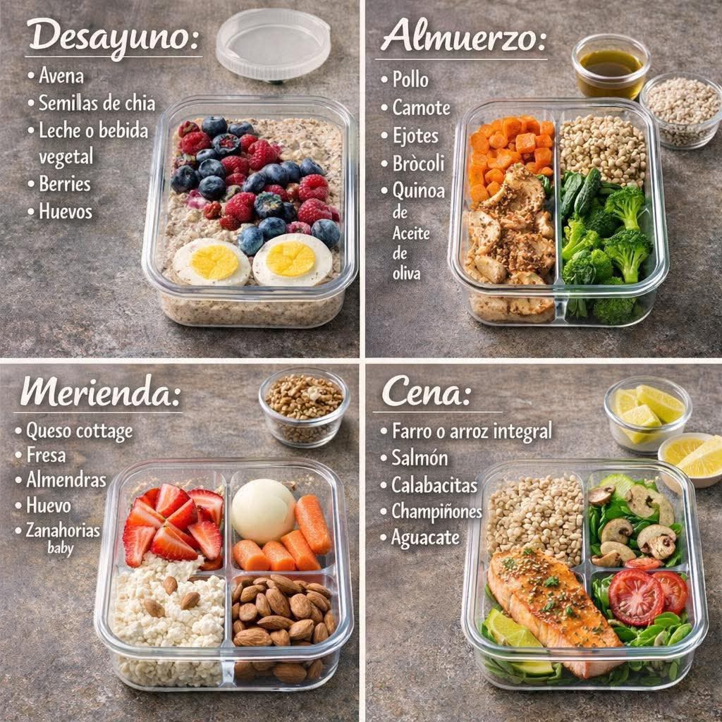Menu saludable para tu dia